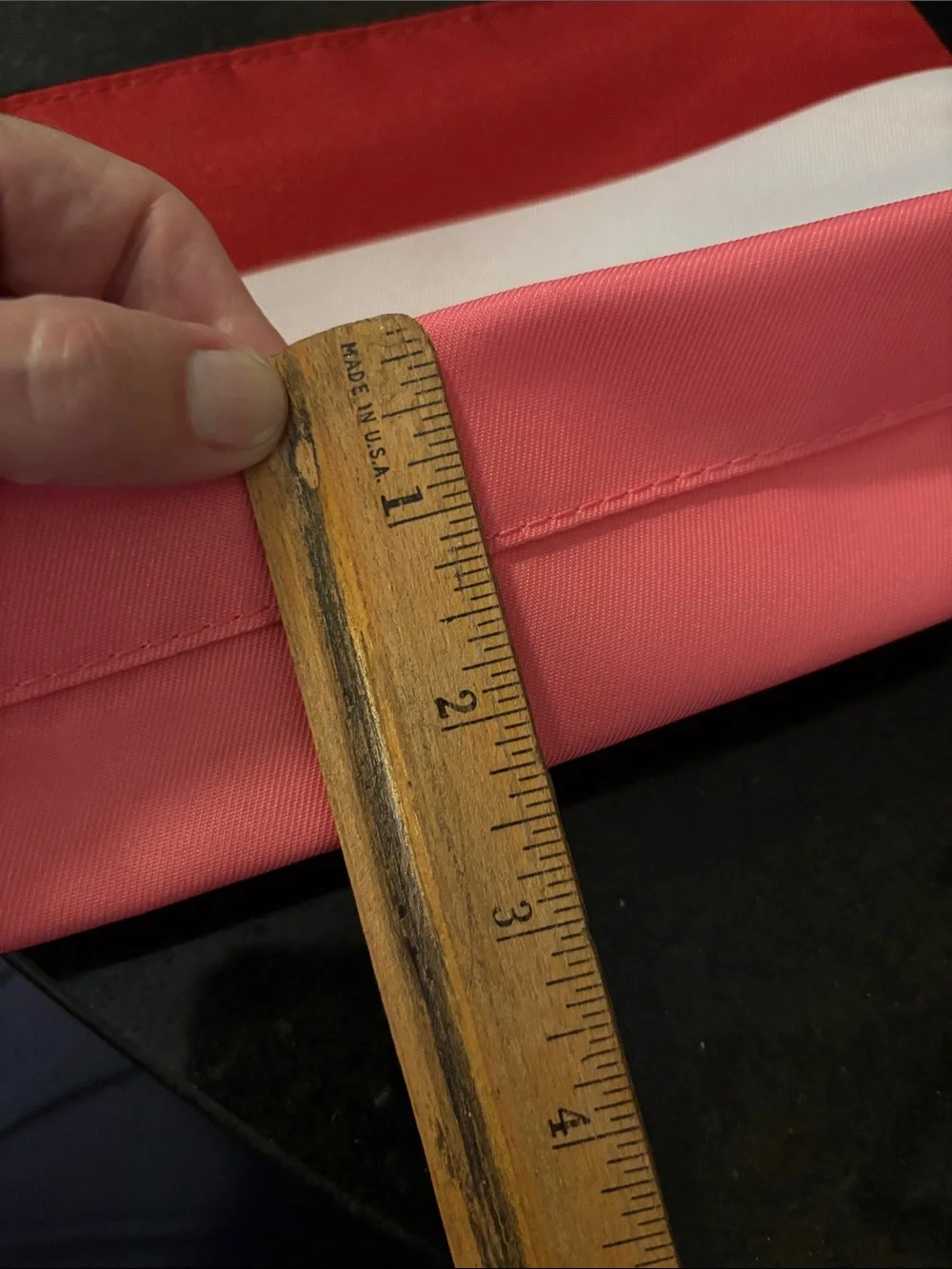 Kate Spade x Clinique Striped Cosmetic Pouch in Red, White & Pink Hello Gorgeous